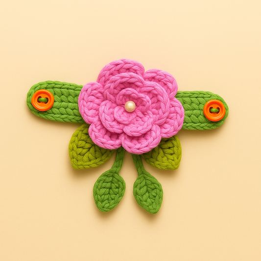 Handmade Crochet Flower – Cute Plush & Decorative Accessory