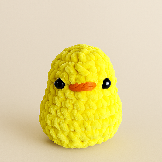 Crochet Chick Plush – Handmade Baby Chick, Easter Gift Toy